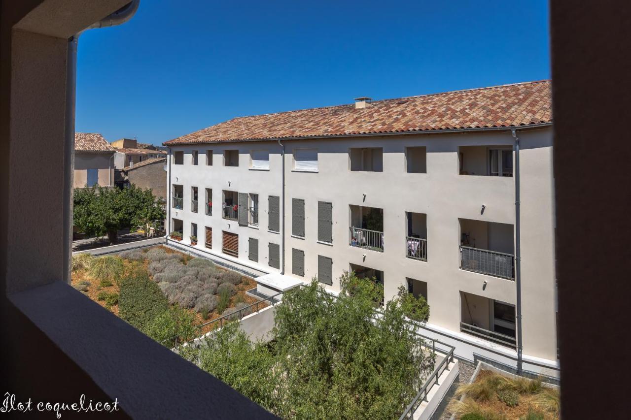 Ilot Coquelicot - Parking Gratuit Securise - Ac Clim - Ascenseur - Balcon LʼIsle-sur-la-Sorgue Exterior foto